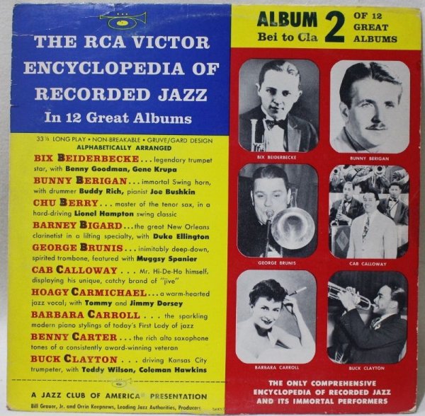 画像1: Various / The RCA Victor Encyclopedia Of Recorded Jazz Album 2 Bei to Cla / 10"  (1)