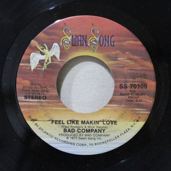 画像1: Bad Company / Feel Like Makin' Love / 7"Single (1)