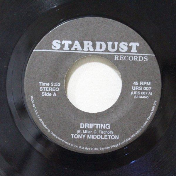 画像1: Tony Middleton / Ray Pollard / Drifting / It's A Sad Thing / 7"Single (1)