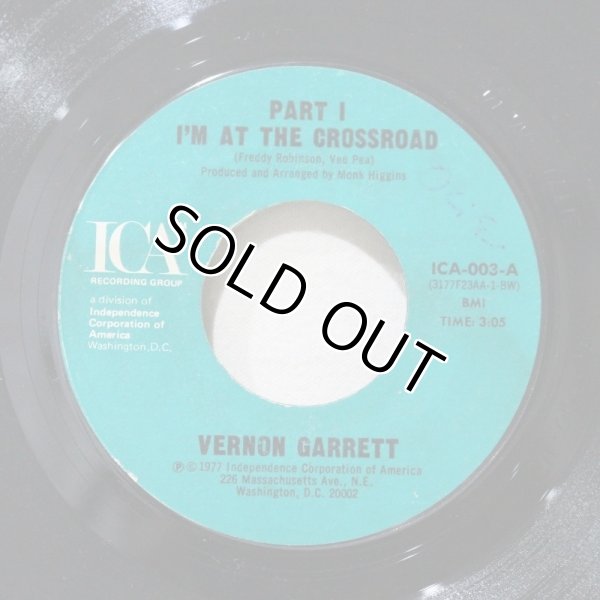 画像1: Vernon Garrett / I'm At The Crossroad / 7"Single (1)