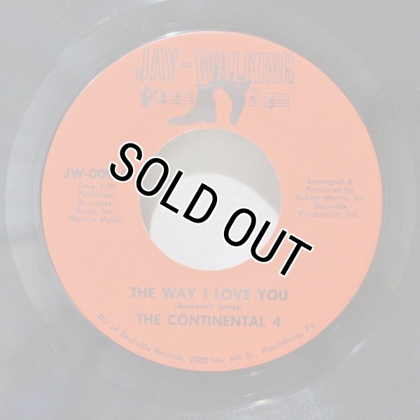 画像1: The Continental 4 / The Way I Love You / I Don't Have You / 7"Single (1)