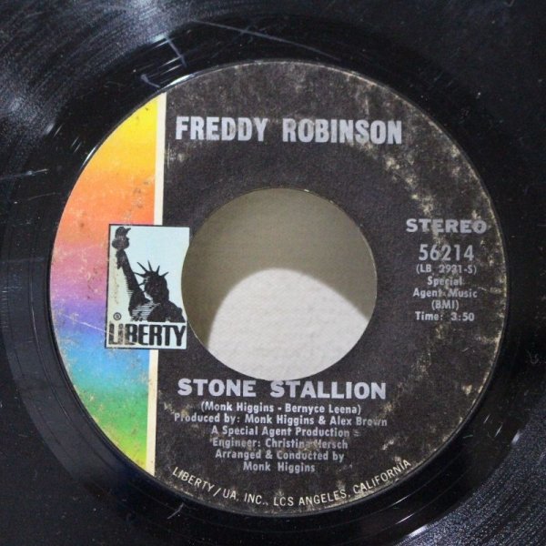 画像1: Freddy Robinson / Stone Stallion / Carmalita / 7"Single (1)