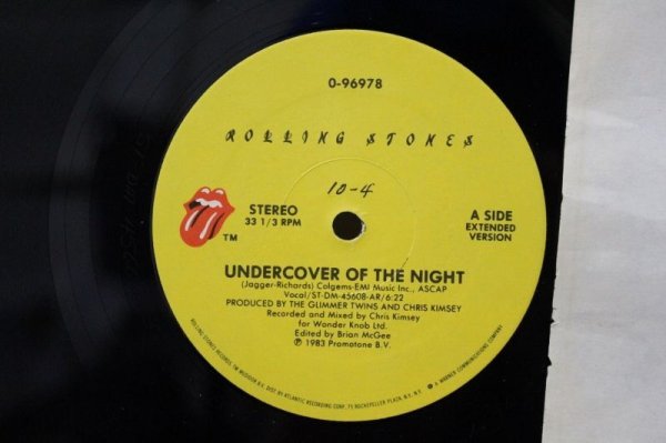 画像3: Rolling Stones / Undercover Of The Night (Extended Version) / 12"  (3)
