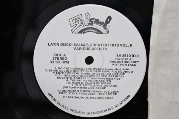 画像3: Various / Latin Disco Salsa's Greatest Hits Vol. II (3)