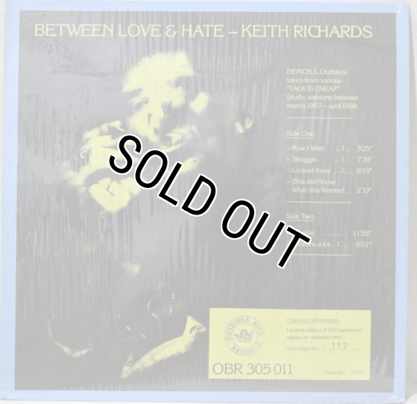 画像1: Keith Richards / Between Love & Hate (1)