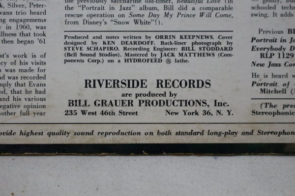 画像6: Bill Evans Trio / Explorations / Mono (6)