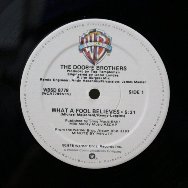 画像1: The Doobie Brothers / What A Fool Believes / 12" (1)