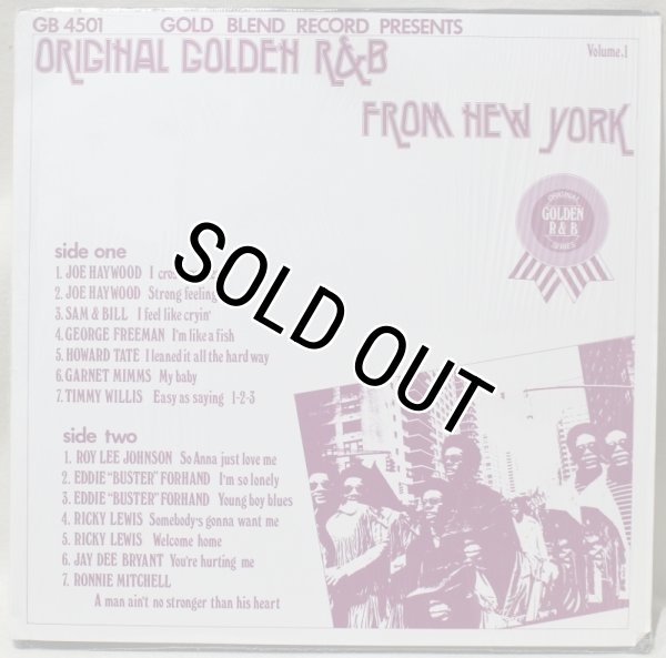 画像1: V.A. / Original Golden R&B from New York (1)