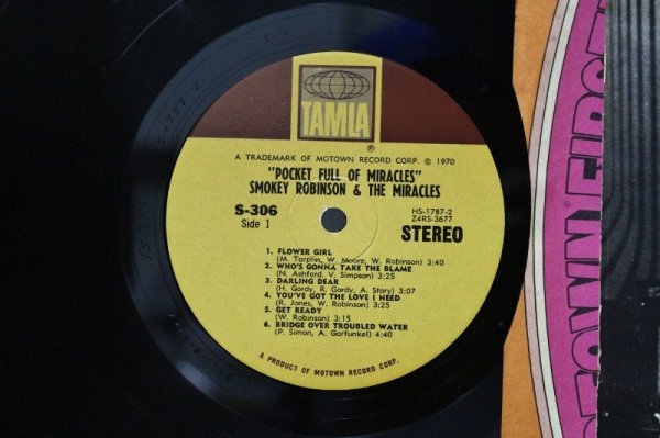 画像3: Smokey Robinson & The Miracles / A Pocket Full Of Miracles (3)