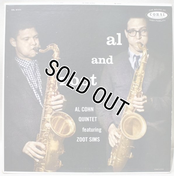 画像1: Al Cohn Quintet Featuring Zoot Sims / Al And Zoot (1)
