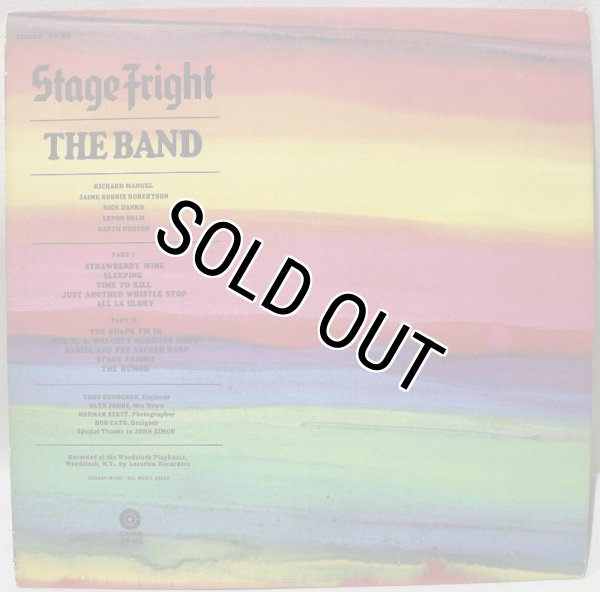 画像1:  The Band / Stage Fright (1)