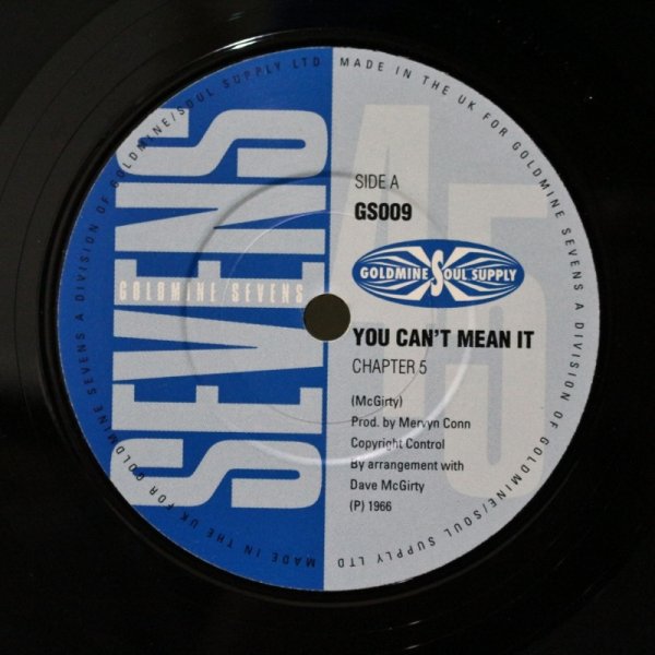 画像1: Chapter 5 / You Can't Mean It / One In A Million / 7"Single (1)