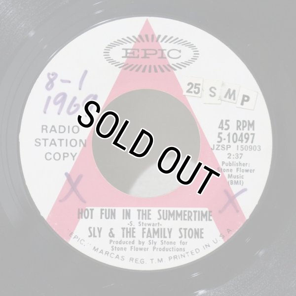 画像1: Sly & The Family Stone / Hot Fun In The Summertime / 7"Single (1)