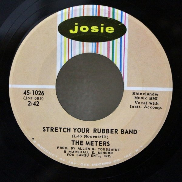 画像1: The Meters / Stretch Your Rubber Band / Groovy Lady / 7"Single (1)