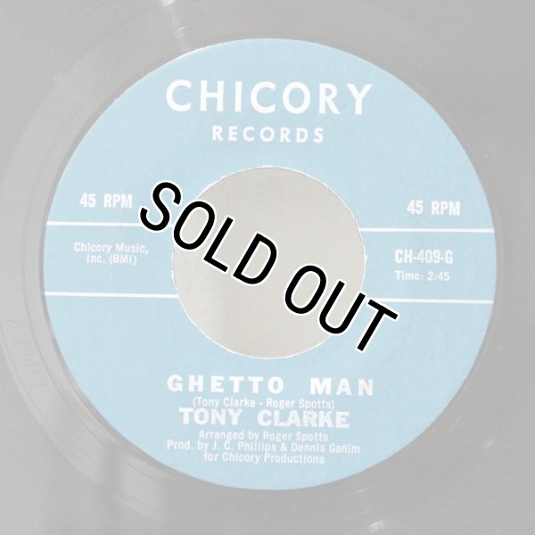 画像1: Tony Clarke / Ghetto Man / 7"Single (1)