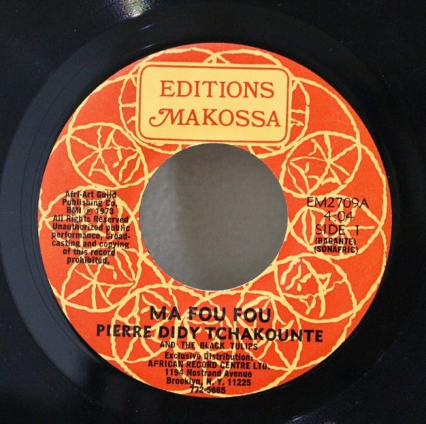 画像1: Pierre Didy Tchakounte And The Black Tulips / Ma Fou Fou / 7"Single (1)