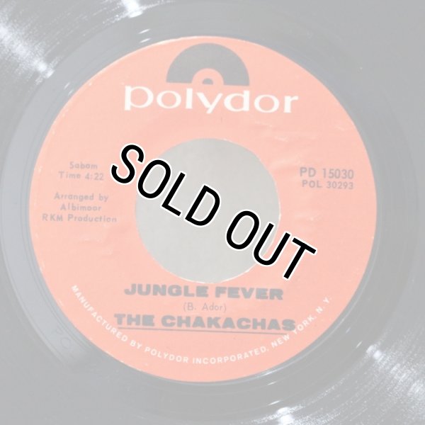 画像1: The Chakachas / Jungle Fever / Cha Ka Cha / 7"Single (1)