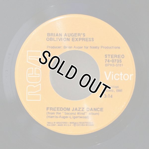 画像1: Brian Auger's Oblivion Express / Freedom Jazz Dance / 7"Single (1)