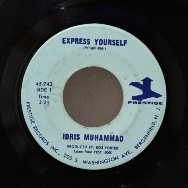 画像1: Idris Muhammad / Express Yourself / Super Bad / 7"Single (1)