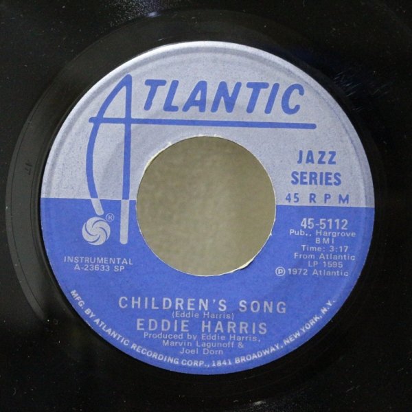 画像1: Eddie Harris / Children's Song / Carry On Brother / 7"Single (1)