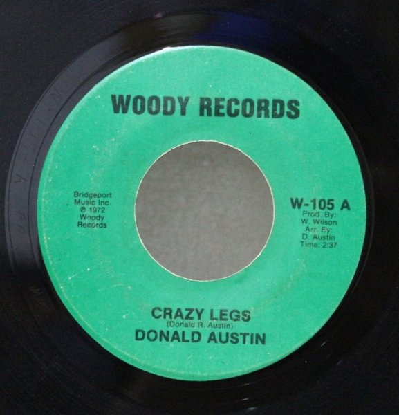 画像1: Donald Austin – Crazy Legs / Nan-Zee / 7"Single (1)