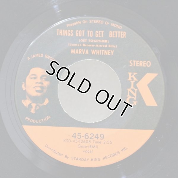 画像1: Marva Whitney – Things Got To Get Better (Get Together) / 7"Single (1)