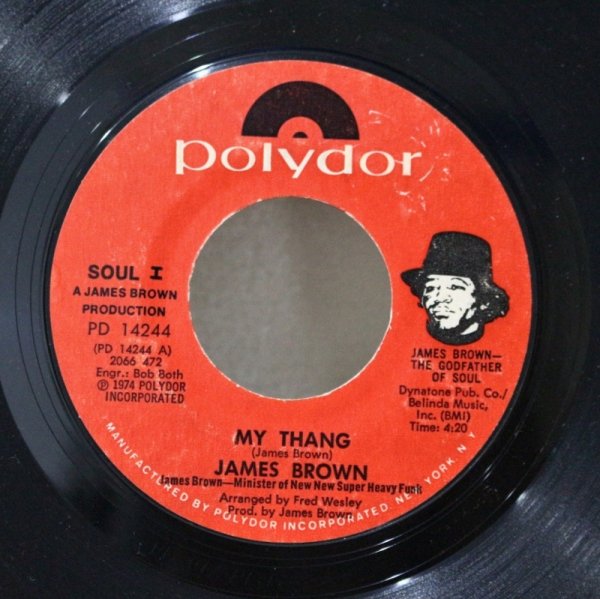 画像1: James Brown / My Thang / Public Enemy #1 / 7"Single (1)