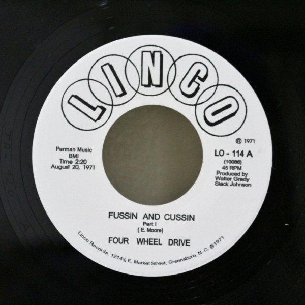 画像1: Four Wheel Drive / Fussin And Cussin / 7"Single (1)