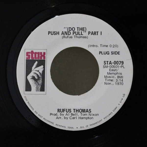 画像1: Rufus Thomas / (Do The) Push And Pull / 7"Single (1)