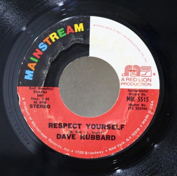 画像1: Dave Hubbard / Respect Yourself / 7"Single (1)