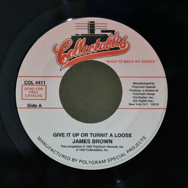 画像1: James Brown / Give It Up Or Turnit A Loose / The Popcorn / 7"Single (1)