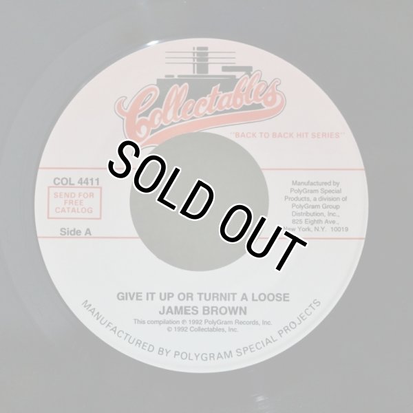 画像1: James Brown / Give It Up Or Turnit A Loose / The Popcorn / 7"Single (1)