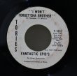 画像1: Fantastic Epic's / I Won't Forget'cha Brother / 7"Single (1)