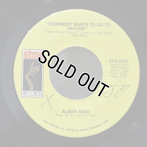 画像1: Albert King / Everybody Wants To Go To Heaven / 7"Single (1)
