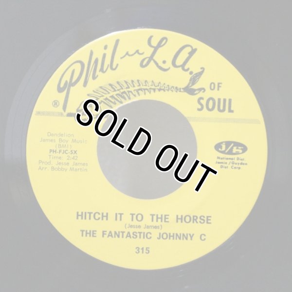 画像1: The Fantastic Johnny C / Hitch It To The Horse / Cool Broadway / 7"Single (1)