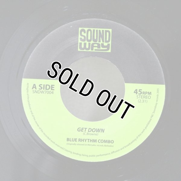 画像1: Blue Rhythm Combo / Get Down / 7"Single (1)