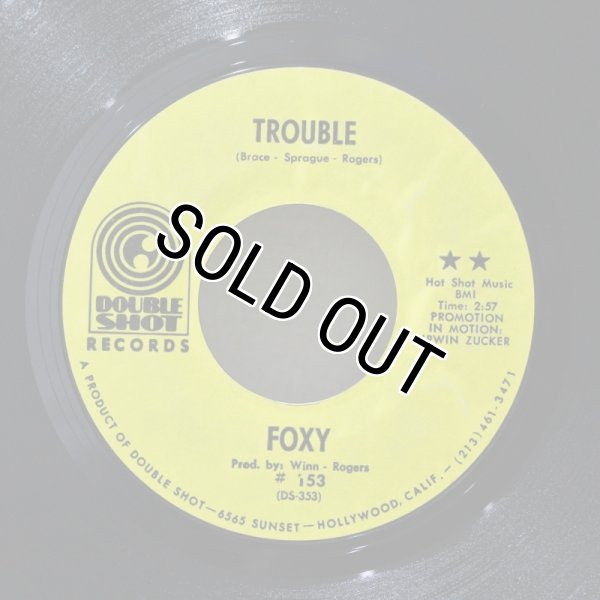 画像1: Foxy / Trouble / 7"Single (1)