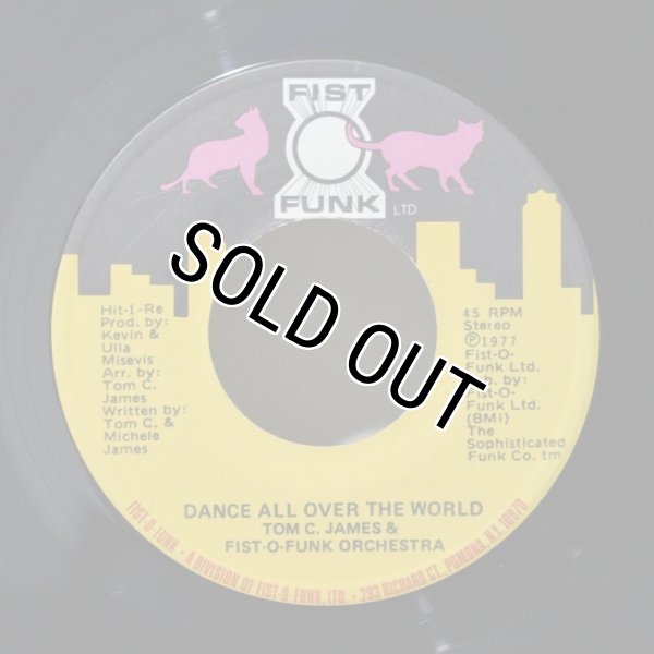 画像1: TC James & Fist-O-Funk Orchestra / Dance All Over The World / 7"Single (1)