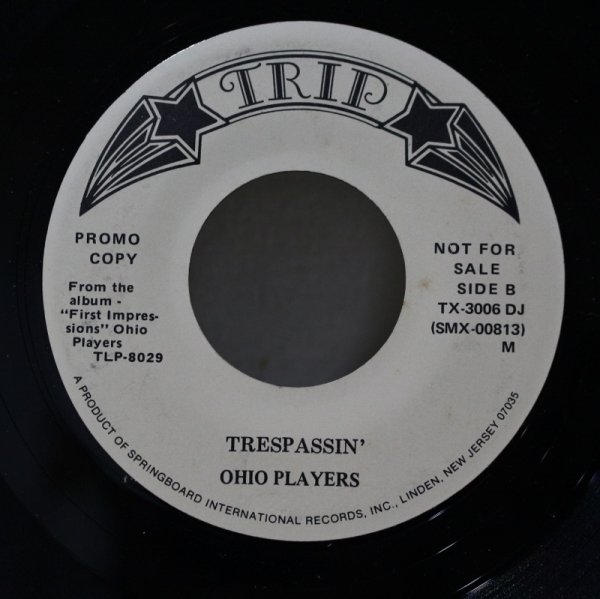 画像1: Ohio Players / Trespassin' / 7"Single (1)