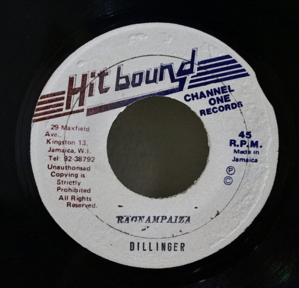 画像1: Dillinger / Ragnampaiza / 7"Single (1)