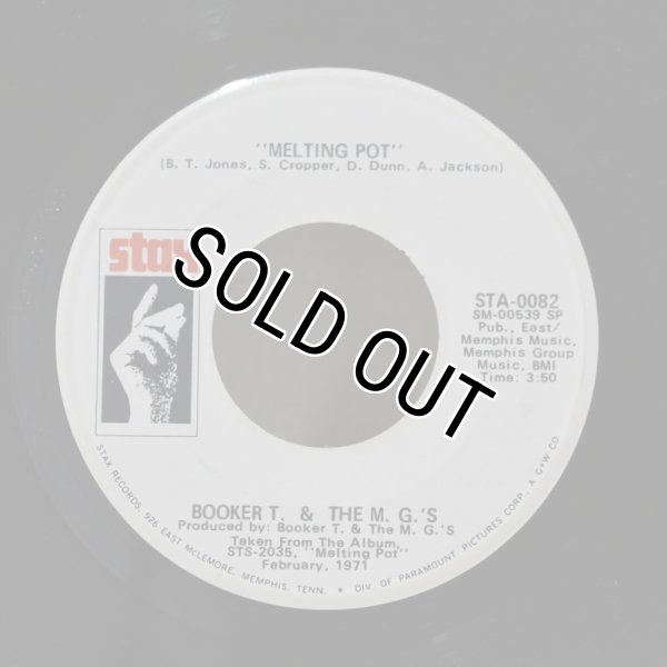 画像1: Booker T. & The M. G.'s / Melting Pot / 7"Single (1)