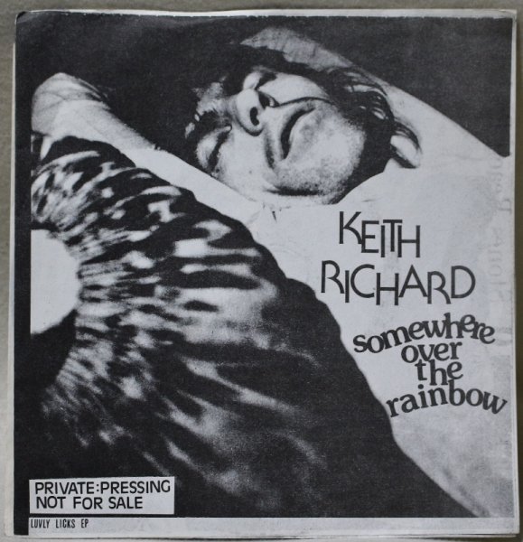 画像1: Keith Richards Rolling Stones Somewhere over the rainbow / 7"Single (1)