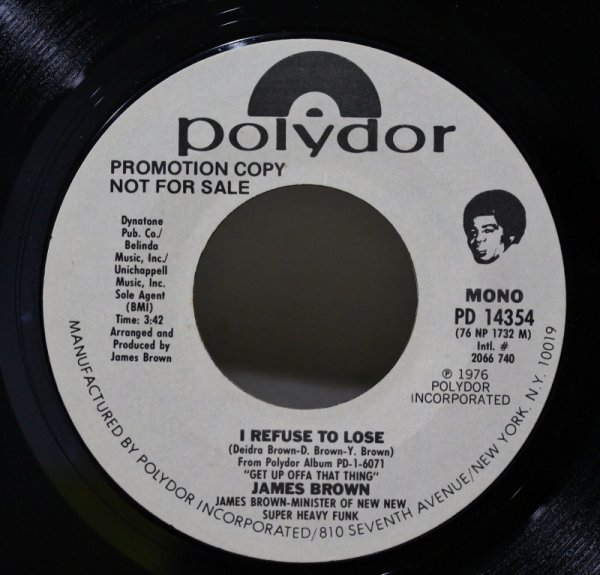 画像1: James Brown / I Refuse To Lose / 7"Single (1)