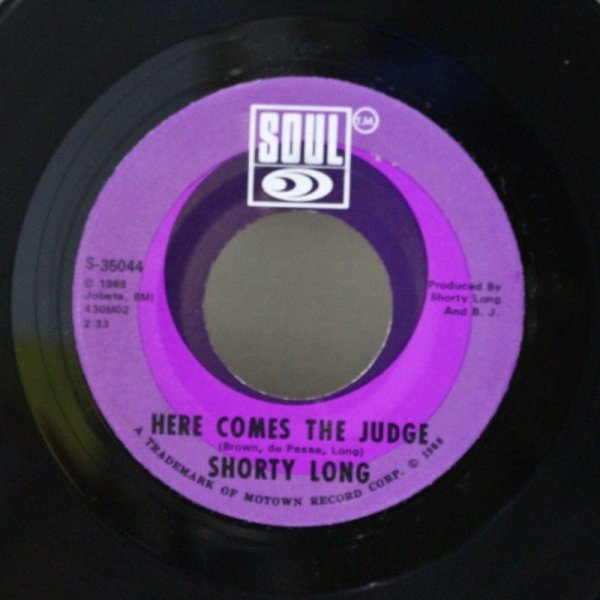 画像1: Shorty Long / Here Comes The Judge / 7"Single (1)