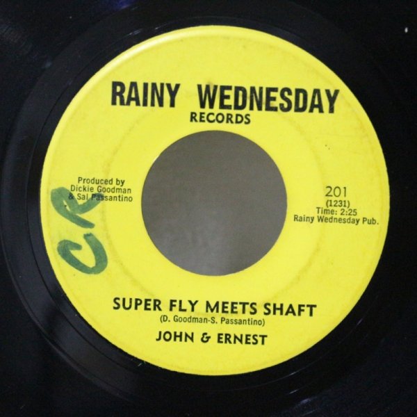 画像1: John & Ernest / Super Fly Meets Shaft / 7"Single (1)