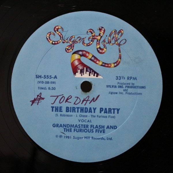 画像1: Grandmaster Flash And The Furious Five / The Birthday Party / 12" (1)