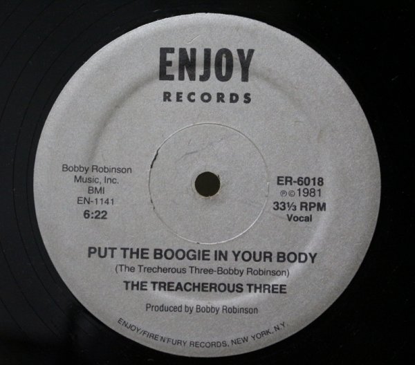 画像1: The Treacherous Three / Put The Boogie In Your Body / 12"  (1)