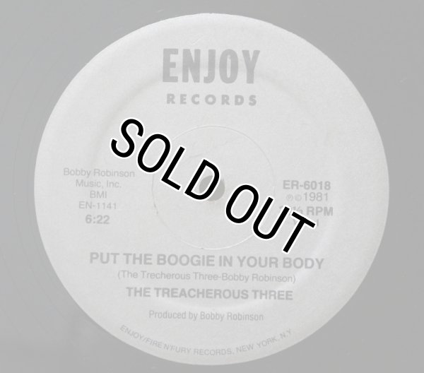 画像1: The Treacherous Three / Put The Boogie In Your Body / 12"  (1)