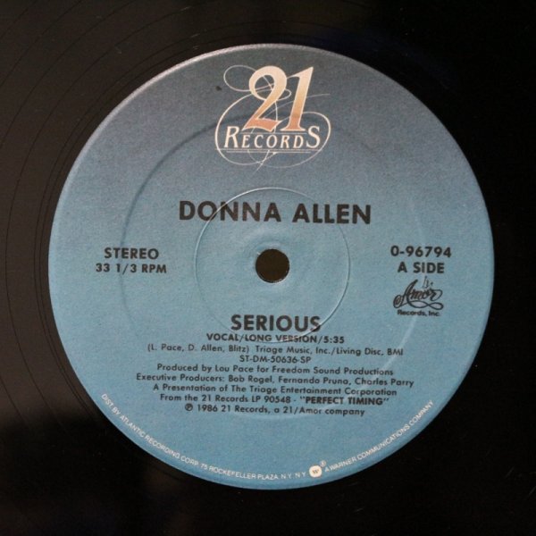 画像1: Donna Allen / Serious / 12" (1)