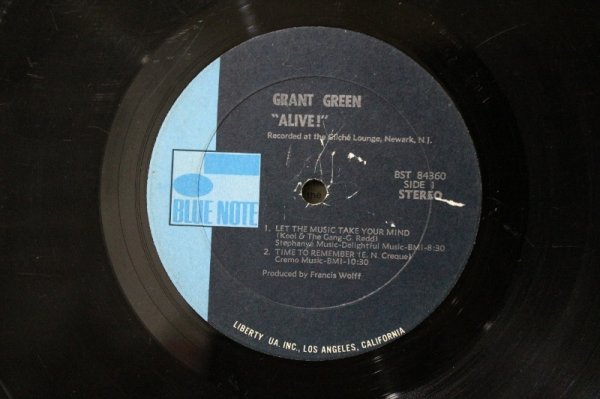 画像4: Grant Green / Alive! / 盤面スレ多くズルズル (4)